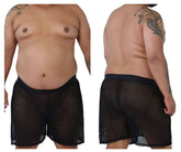 CandyMan 99497X Mesh Lounge Shorts Color Black